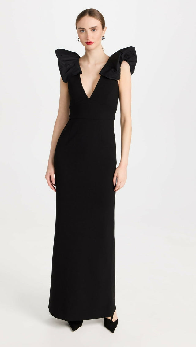 Rebecca Vallance Katie Gown Dress | Black - 8 / Black - Dresses