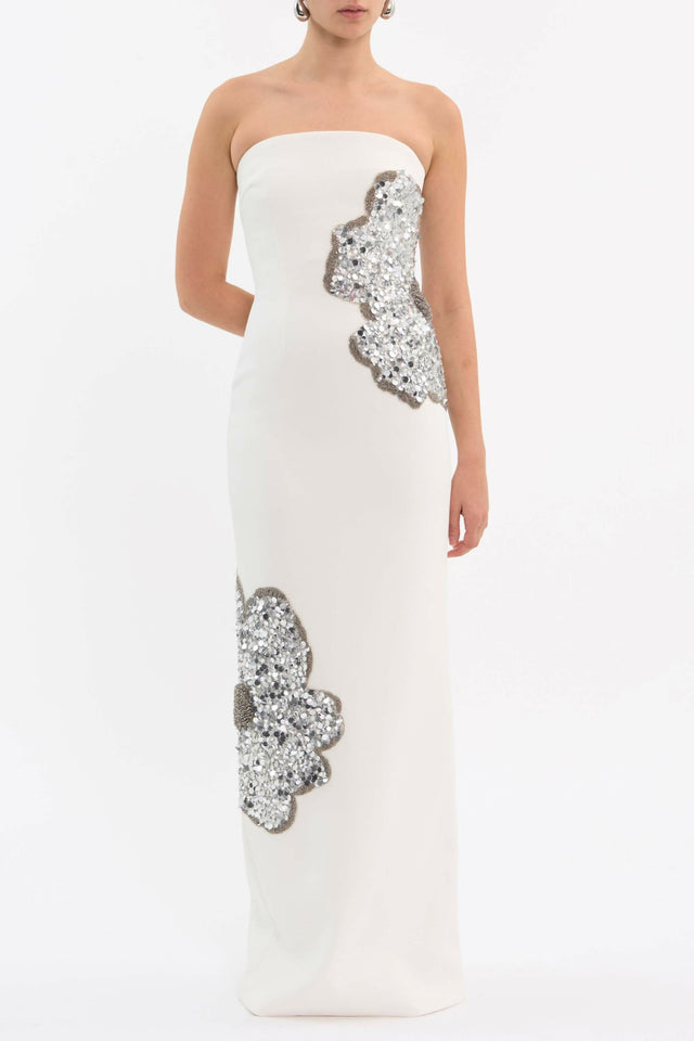 Rebecca Vallance Layana Gown - 10 / White - Dresses