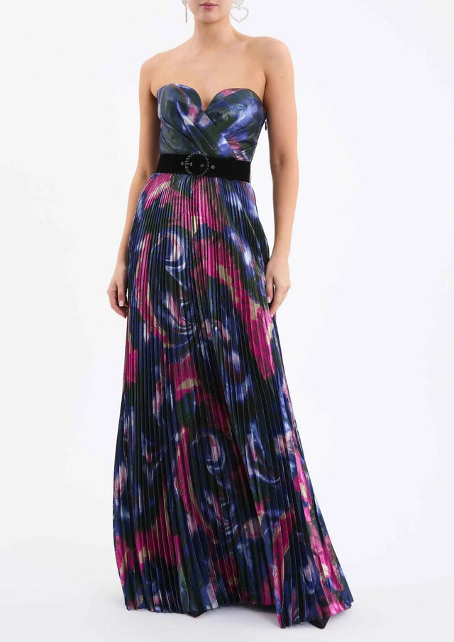 Rebecca Vallance Marlee Gown Print Size 12 - Dresses