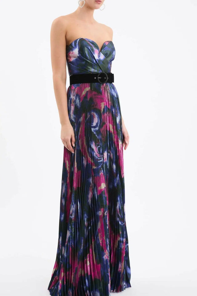 Rebecca Vallance Marlee Gown Print Size 12 - Dresses