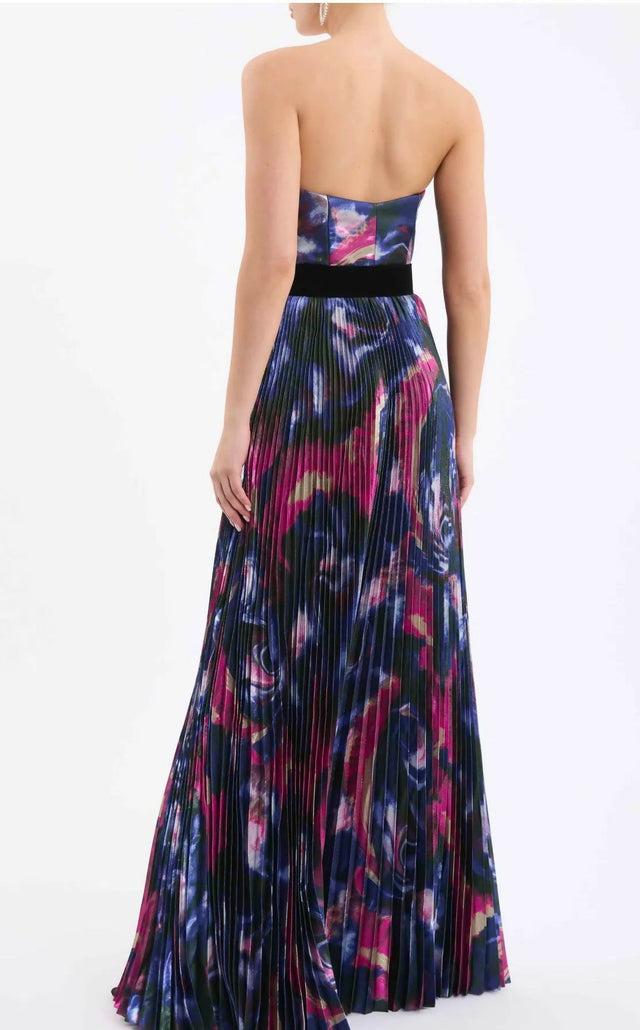 Rebecca Vallance Marlee Gown Print Size 12 - Dresses