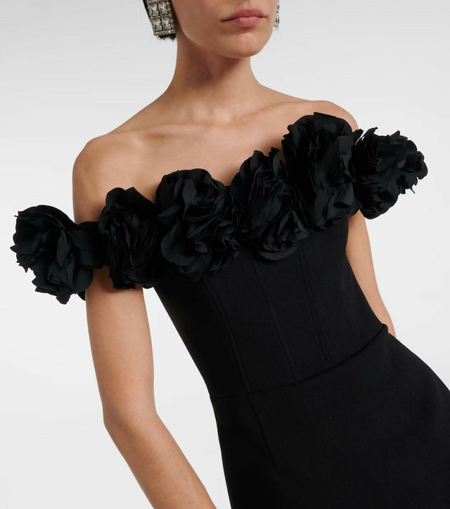 Rebecca Vallance Odetta Mini Dress - 8 / Black - Dresses