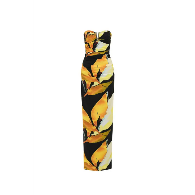 Rebecca Vallance Petals Of Paradise Gown Maxi Dress Multi Size 8 - 8 / Multi - Dresses
