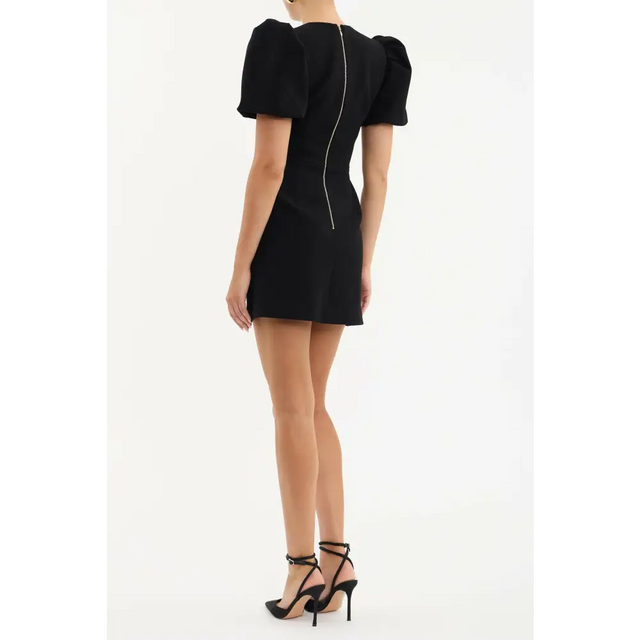 SIRENE_PUFF_SLEEVE_MINI_2402-1522_BLACK_BACK_c1513947-c386-46ec-b856-504e019c1c70