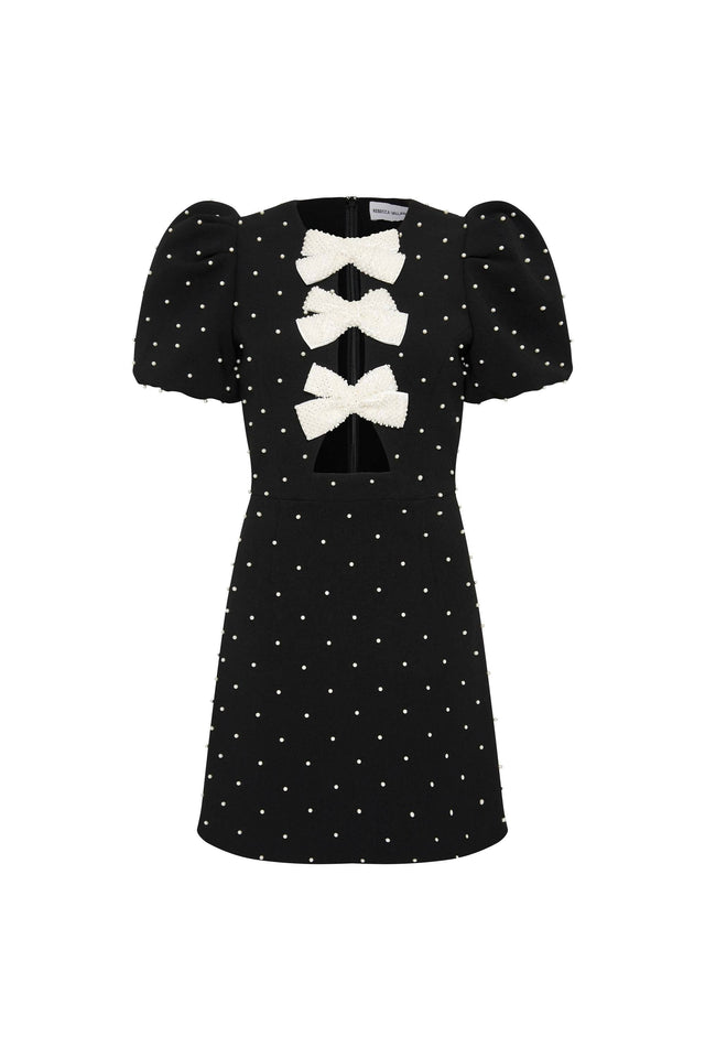 Rebecca Vallance Veronica Mini Dress Black Size AU 14 - 14 / Multi - Dresses