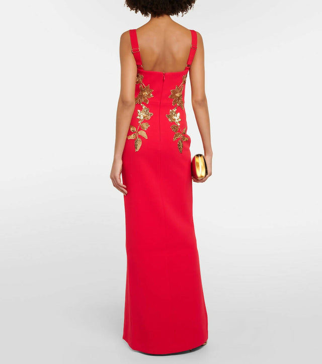 Rebecca Vallance Versaille Sequined Crêpe Gown - 4 / Multi - Dresses