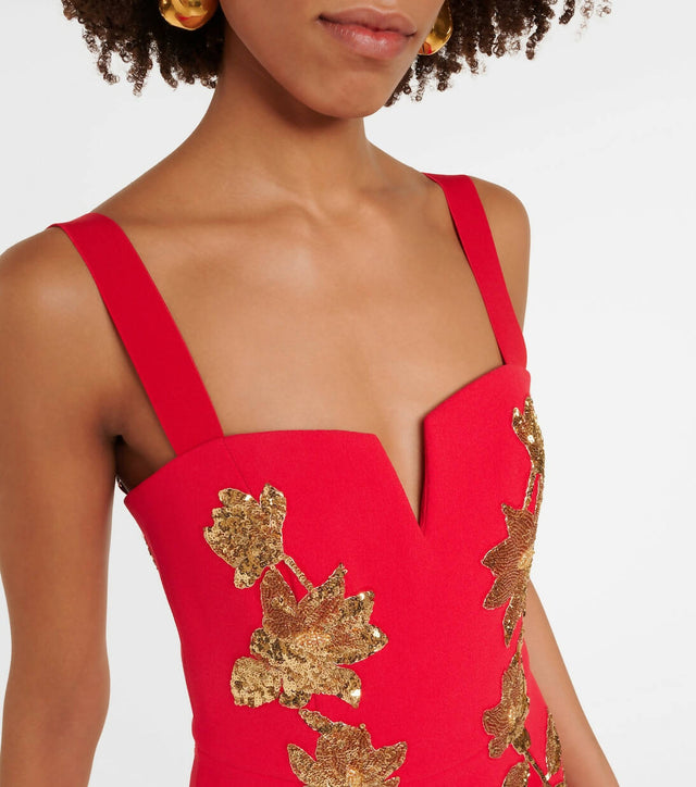 Rebecca Vallance Versaille Sequined Crêpe Gown - 4 / Multi - Dresses