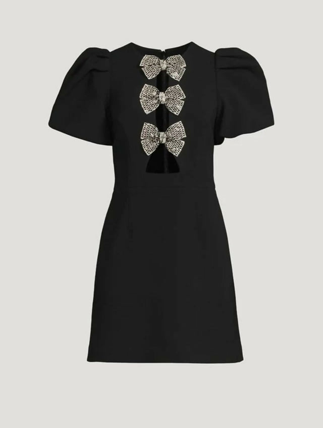 RebeccaVallanceYvonneBowMiniDressinBlackSTOCK