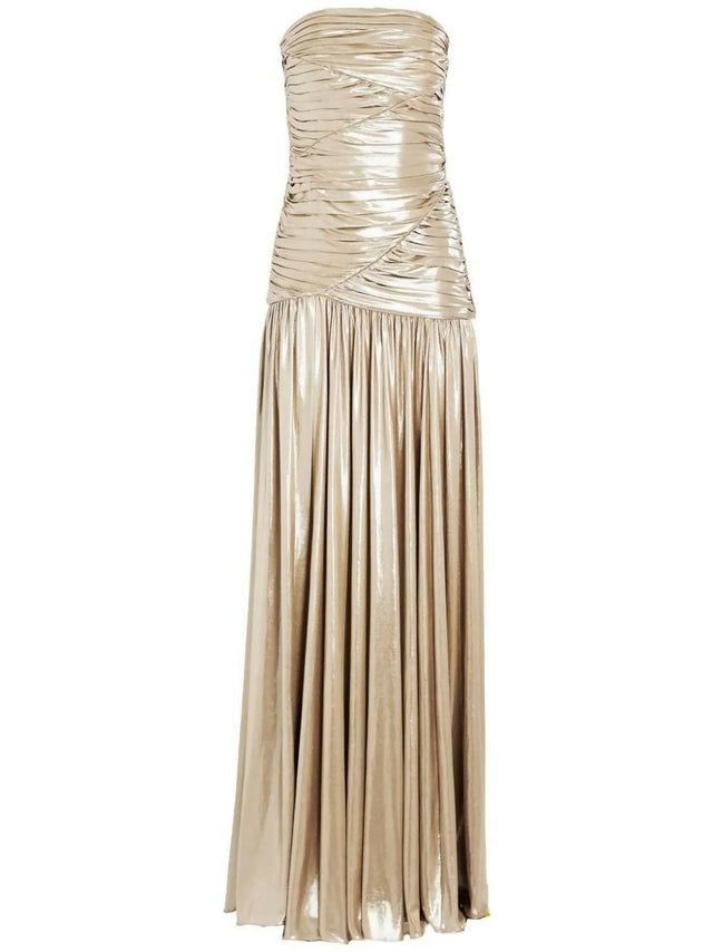 Retrofete Josie Maxi Gown - 8 / Champagne - Dresses