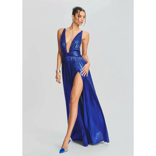 Retrofête Kelsey Dress - 8 / Blue - Dresses