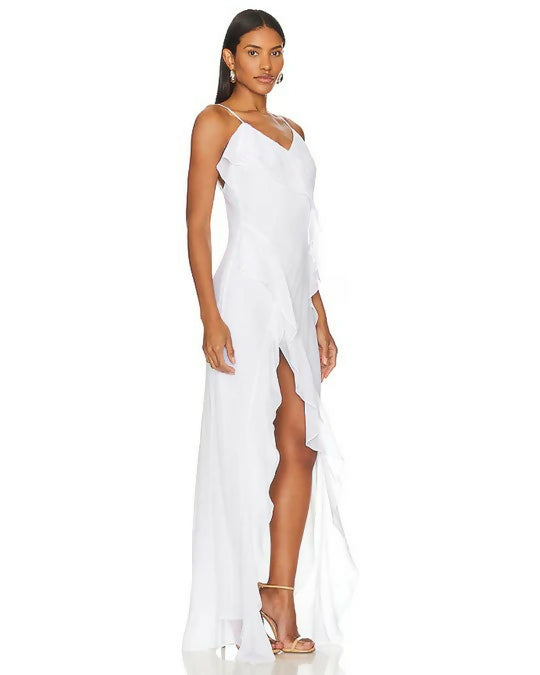Revolve X Amanda Uprichard Cassilda Gown in White - 6 / White - Dresses