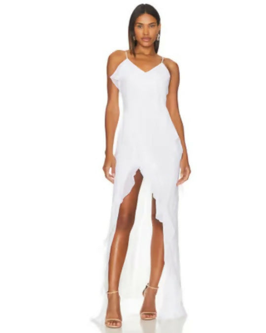 Revolve X Amanda Uprichard Cassilda Gown in White - 6 / White - Dresses