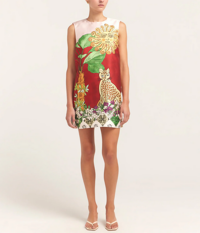 Alemais Tiger Mini Dress
