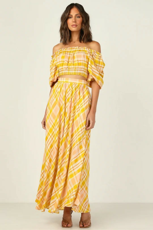 Runway Bates Set - 8 / Yellow - Outfit Sets