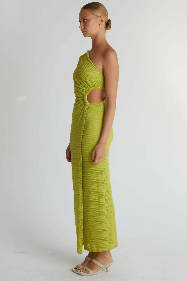 Runway Haze Dress - 8 / Yellow - Dresses