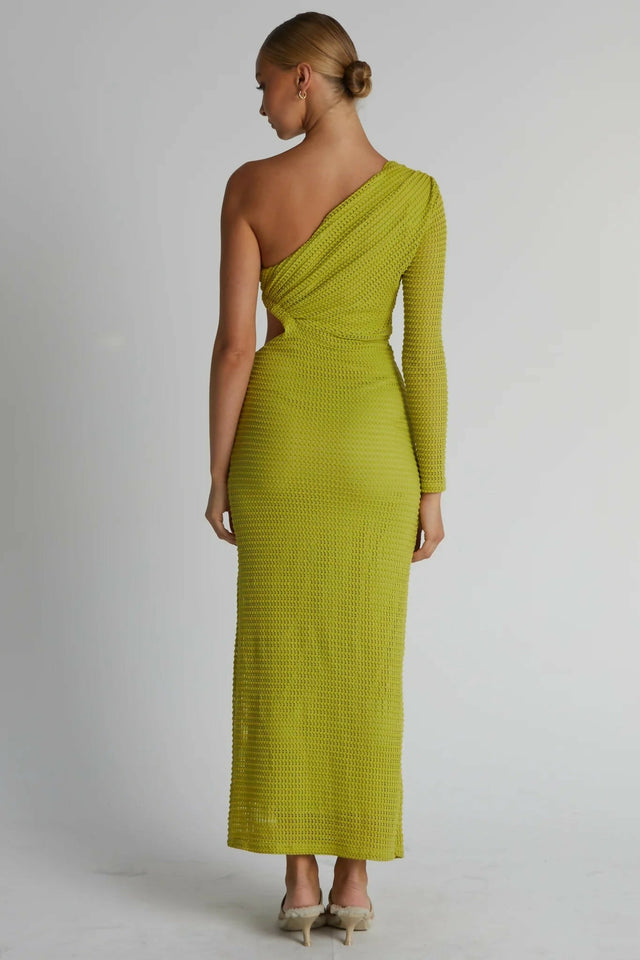 Runway Haze Dress - 8 / Yellow - Dresses