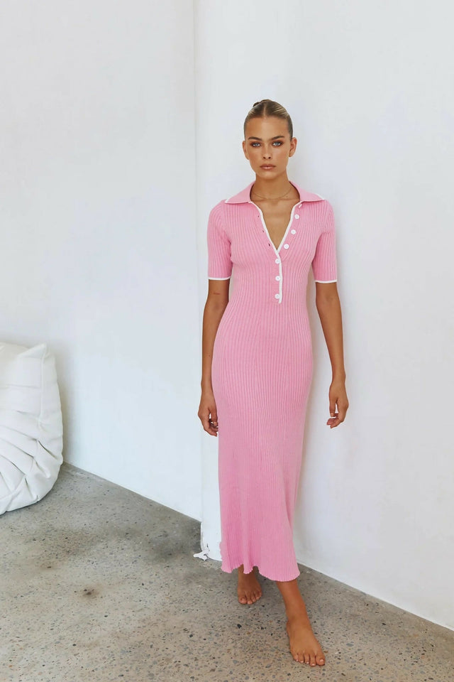 Runway Serene Dress - 6 / Pink - Dresses