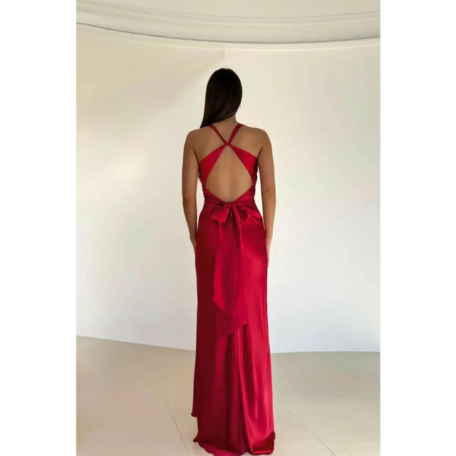 Ruth Tarvydas Red Aries Gown - 14 / Red - Dresses