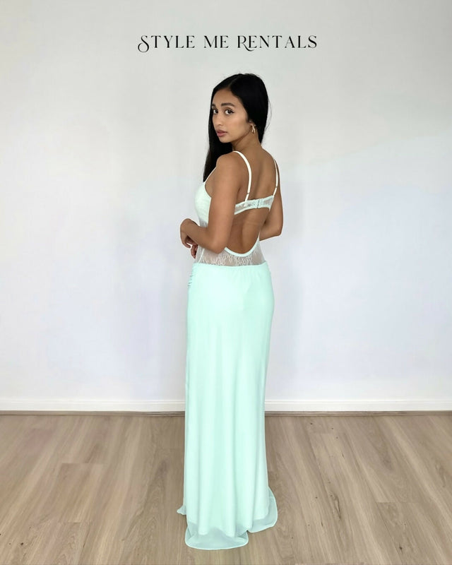 Benni Gabriel Maxi Dress Turquoise Sorbet