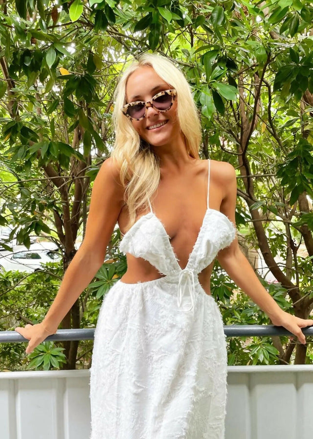 Sabo Skirt Arlet Maxi Dress - 8 / White - Dresses