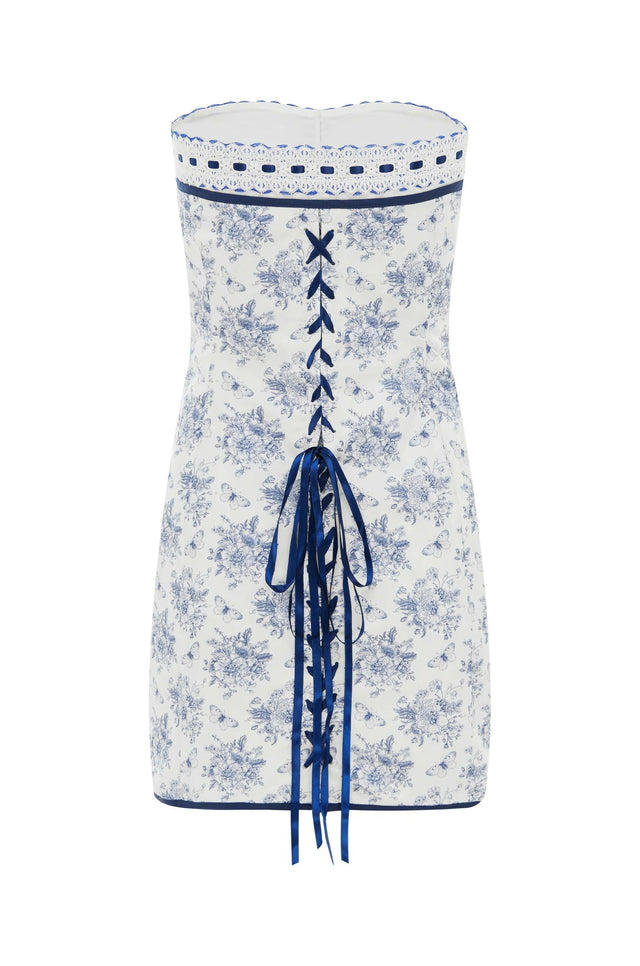Sabrin with Jean Mini Dress - 8 / Print - Dresses