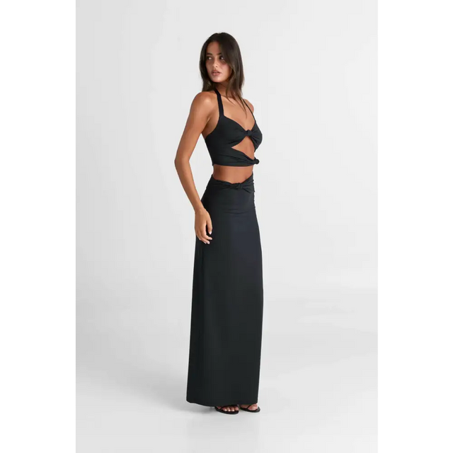 Sasha Theresa ‘Oralia’ Maxi - 6 / Black - Dresses