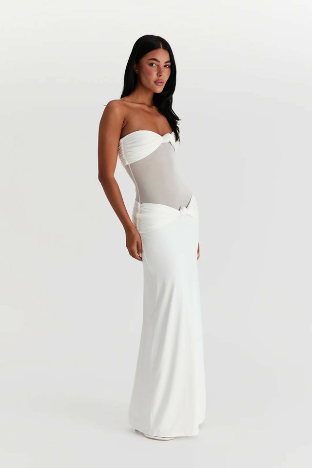 Sasha Therese Amara Maxi - 6 / White - Dresses