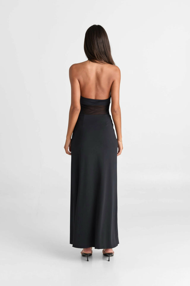 Sasha Therese Sariya Maxi Dress in Black - Dresses