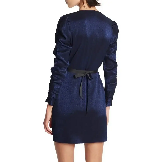 SASS & BIDE Wrapped In Love Dress - 8 / Navy - Dresses