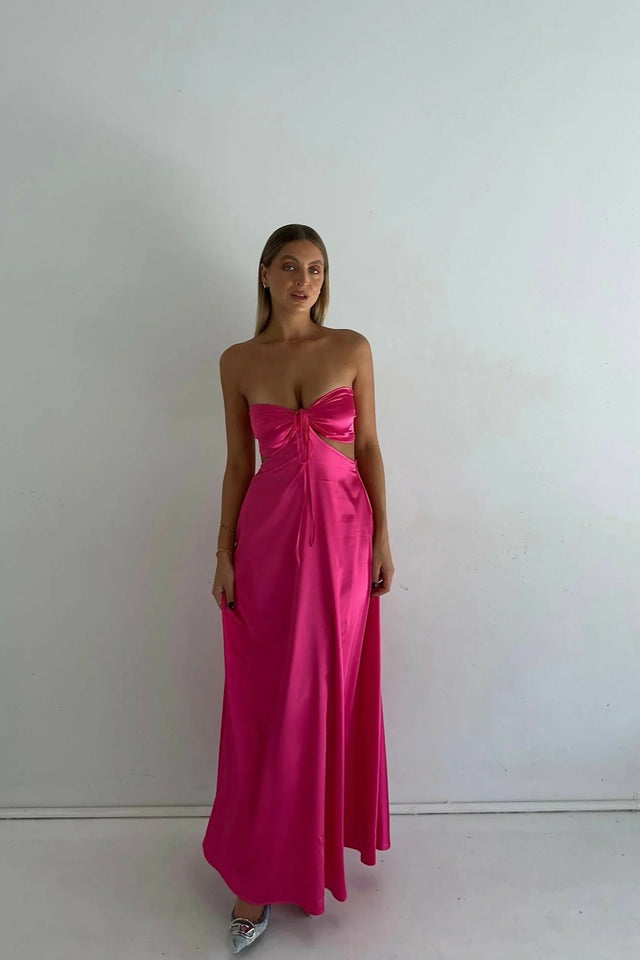Sass + Lane Lucy Midi Pink - 8 / Pink - Dresses