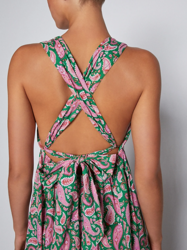 pink_scanlan_theodore_cotton_paisley_halter_dress_kelly_green_size_8_au_8