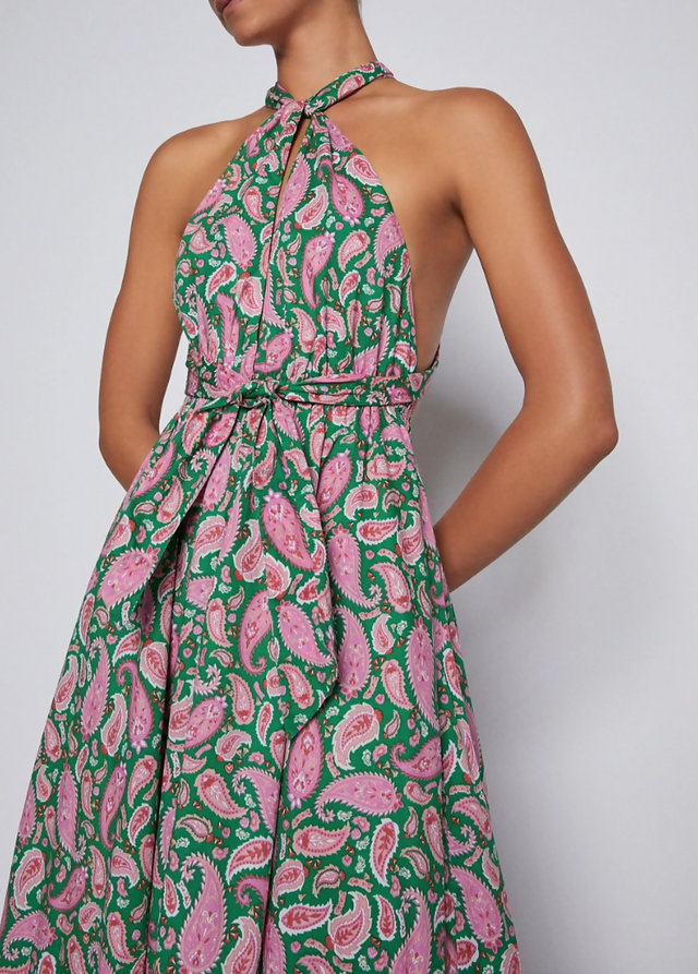 pink_au_8_scanlan_theodore_cotton_paisley_halter_dress_kelly_green_size_8