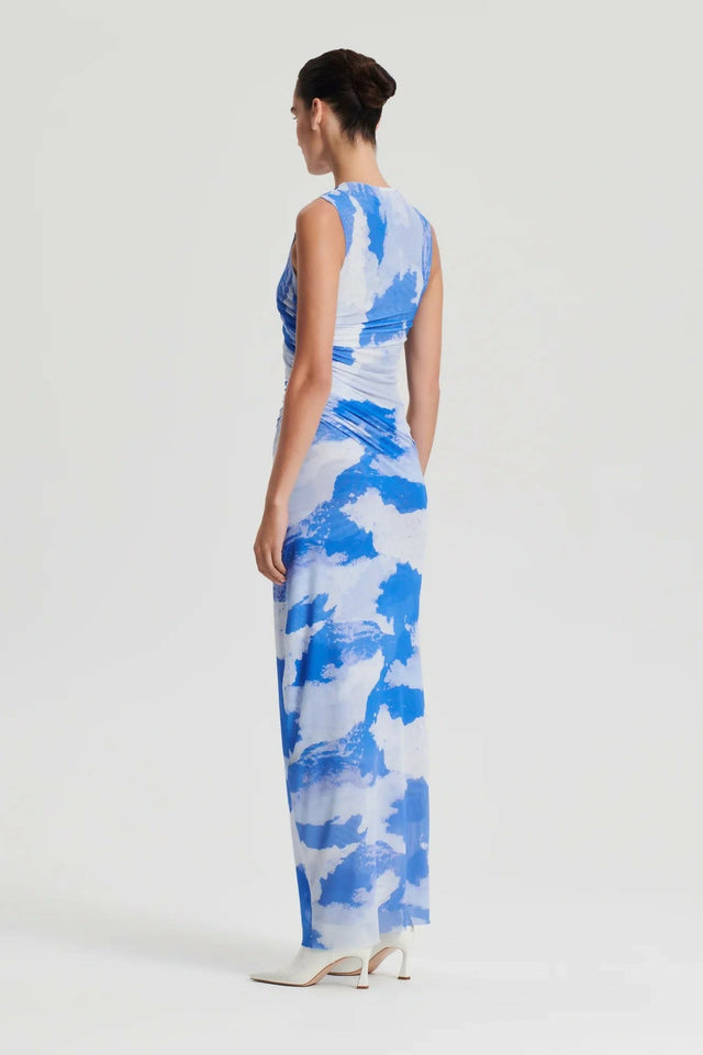Scanlan Theodore Italian Cloud Print Dress - Dresses