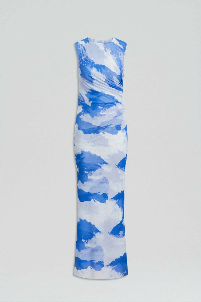 Scanlan Theodore Italian Cloud Print Dress - Sizes 8 & 10 - Dresses