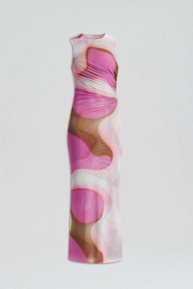 SCANLANTHEODORE-ITALIANWATERCOLOURPRINTDRESSPINK_BROWN1