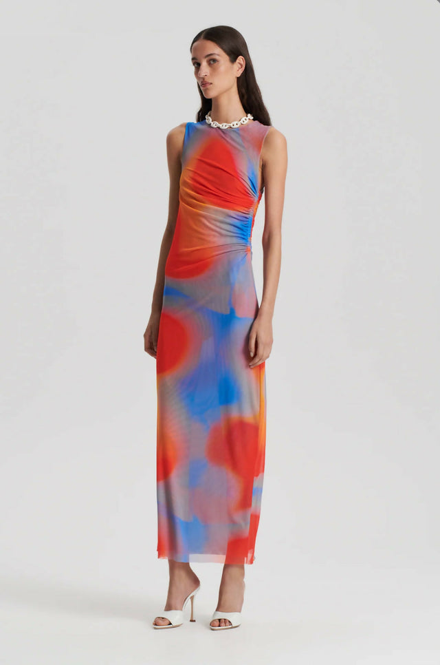 Scanlan Theodore Italian Watercolour Dress - Size 12 - Dresses