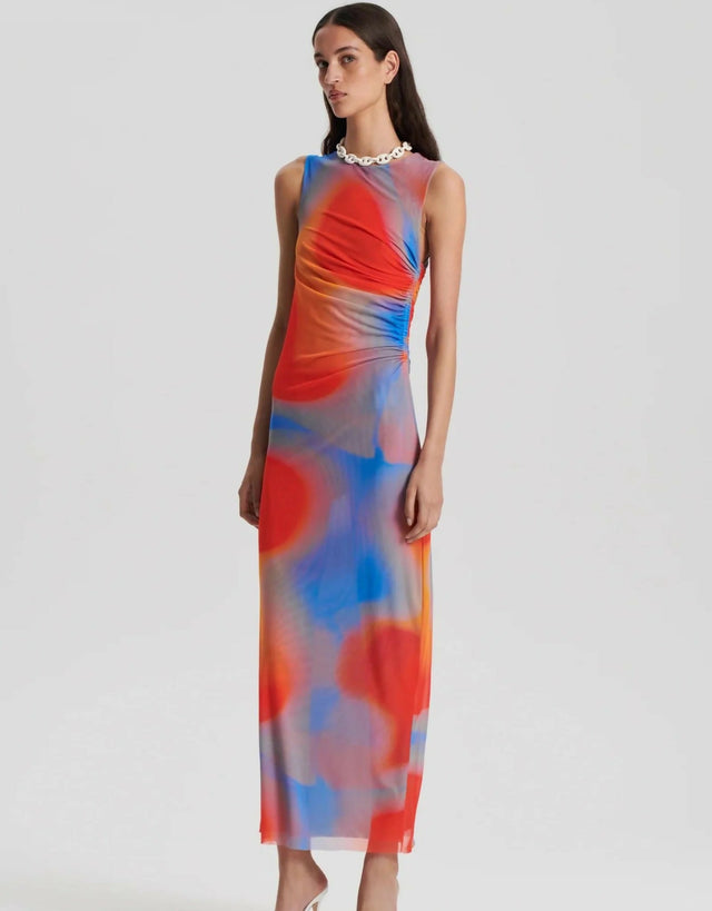 Scanlan Theodore Italian Watercolour Print Dress - 12 / Multi - Dresses