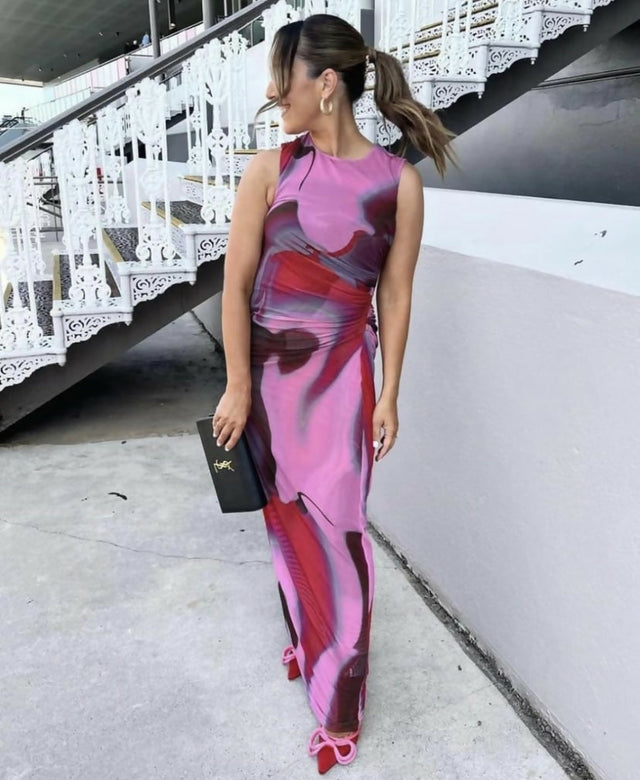 Scanlan Theodore Italian Watercolours Print Dress - Dresses