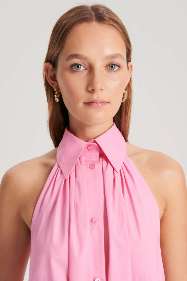 ScanlanTheodoreParachuteSleevelessShirtDress-Pink-Size63