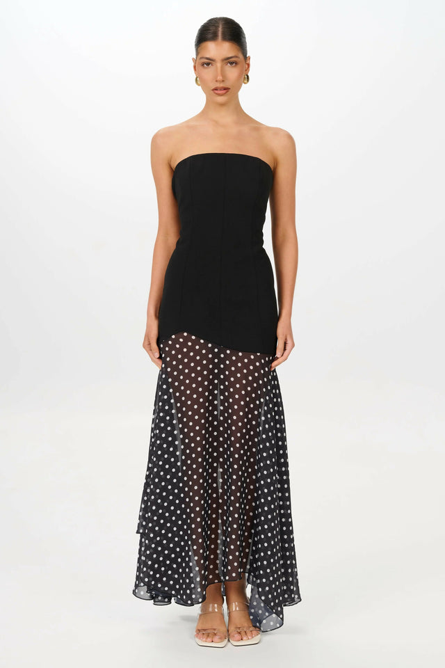 She is Olla Sarai Dress - 6 / Black - Dresses