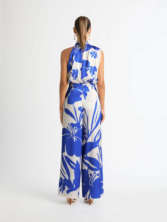 Sheike Antonio Top and Pant set Blue White Size 12 - 12 / Multi - Outfit Sets