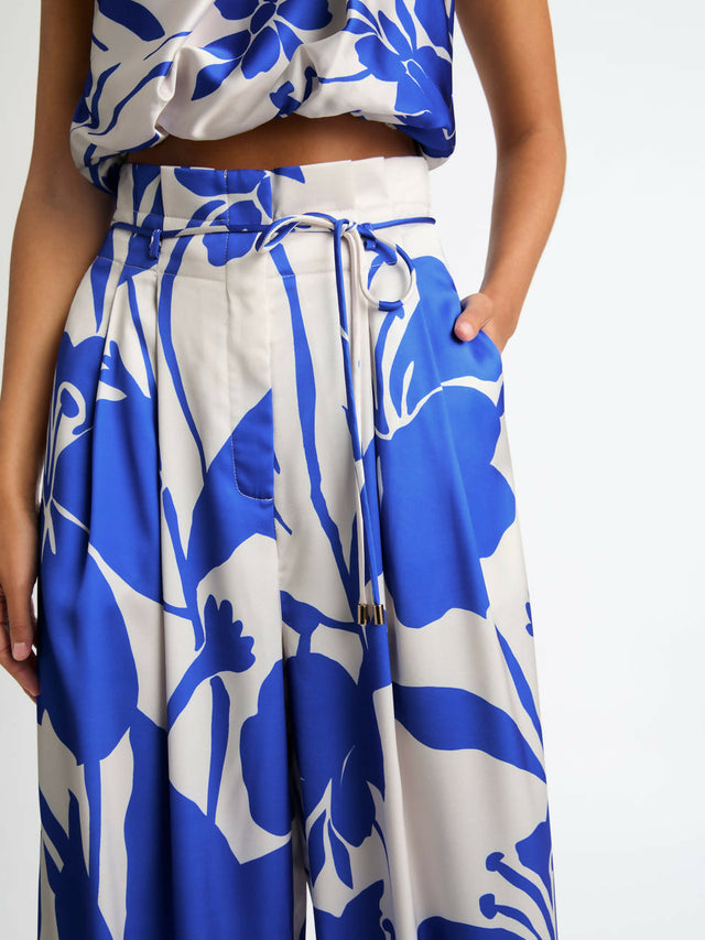 Sheike Antonio Top and Pant set Blue White Size 12 - 12 / Multi - Outfit Sets