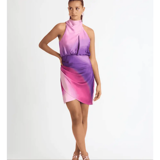 Sheike Aurora Dress in Ombre - 8 / Multi - Dresses