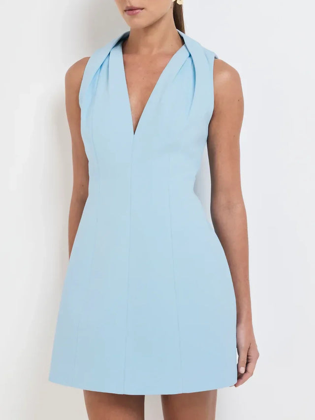 Sheike Darla Mini Dress - Soft Blue - 14 / Blue - Dresses