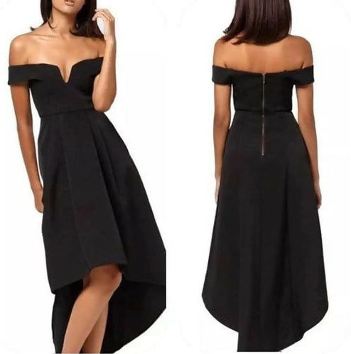 Sheike-high-low-dress-in-black-SKU204