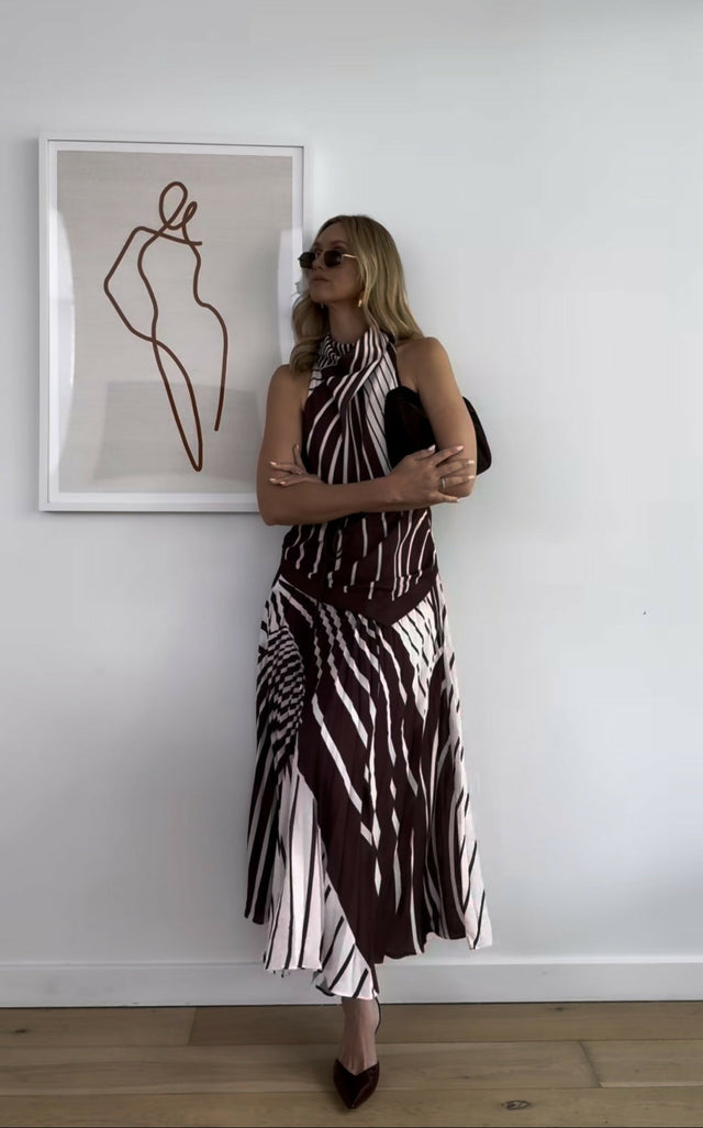 SHEIKE Montmartre Stripe Maxi Dress - Dresses