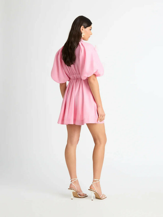 SHEIKE-1006904-ROSE-GARDEN-MINI-DRESS-PINK-4-Back