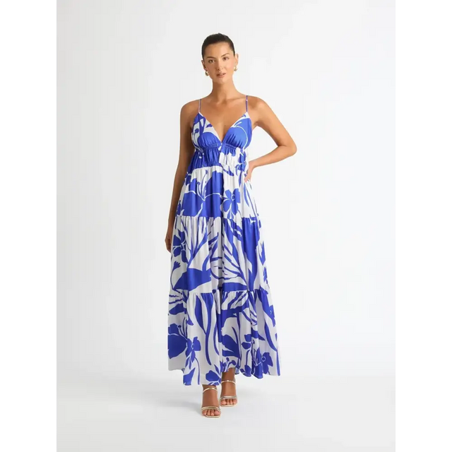 Sheike San Antonio Maxi Dress - 10 / Multi - Dresses