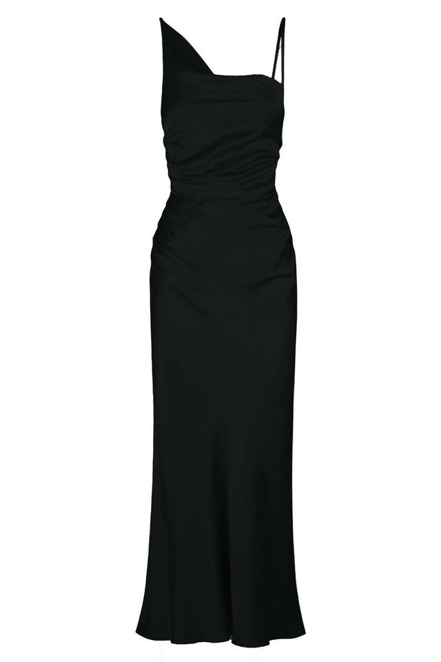 Shona-Joy-La-Lune-Asymmetrical-Bias-Cowl-Midi-Dress-Black