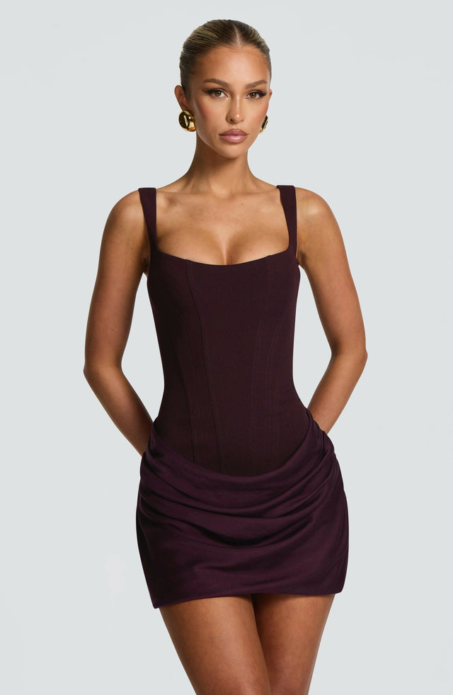Showpo Cornelia Mini Dress - 14 / Black - Dresses